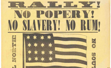 The 1856 pro-James Buchanan satirical broadside taking jabs at the American and Republican Party positions on key issues