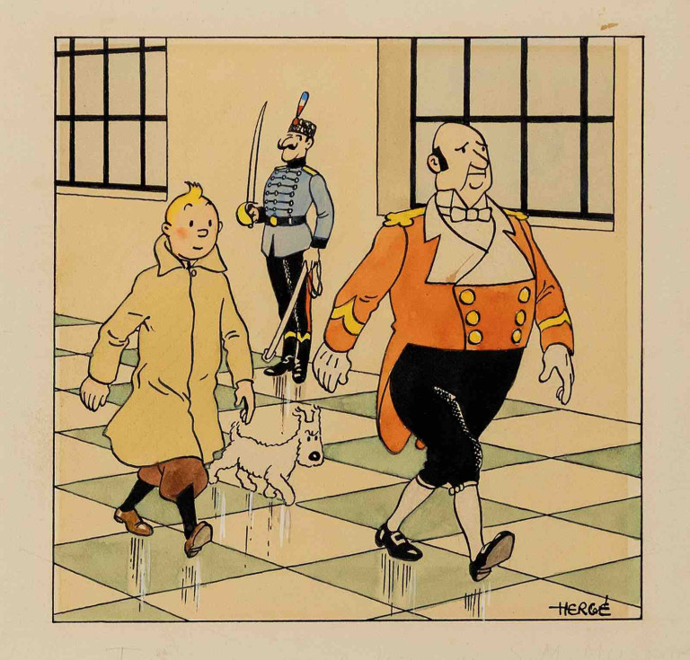 Cover of The Adventures of Tintin, King Ottokar’s Sceptre: Rare Book of the Week